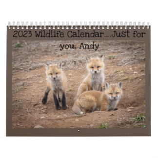 Calendrier faunique personnalisé 2023