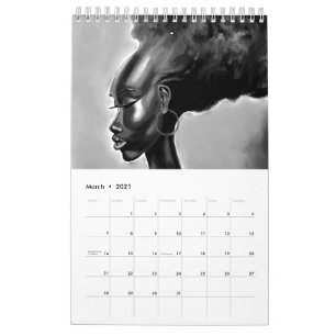 Calendrier Femme - Peinture aquarelle