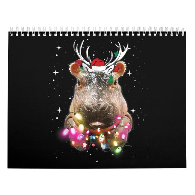 Calendrier Feux de Noël Hippone Fiona Hippopotamus Lover (Protection)