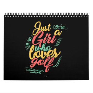 Calendrier Fille de golf