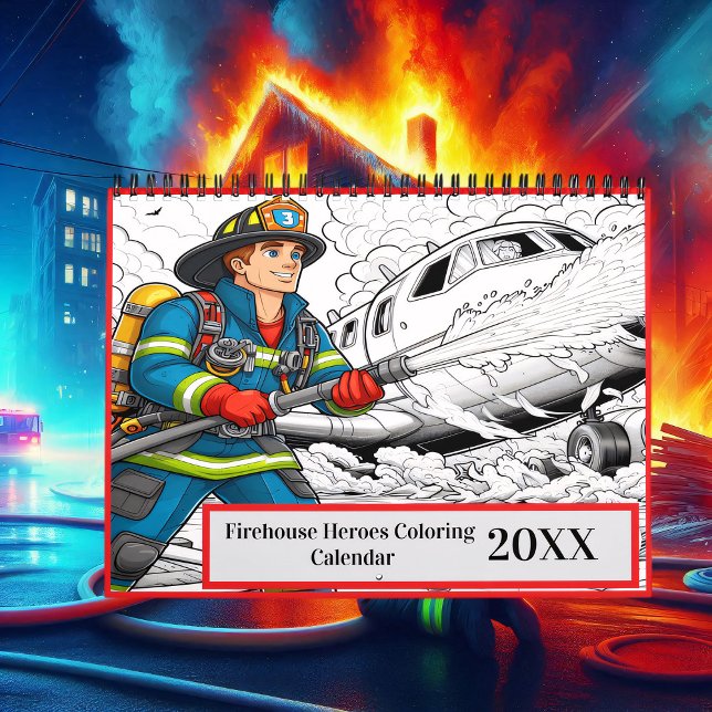 Calendrier Firehouse Heroes Coloring 2025/2026 (Créateur téléchargé)