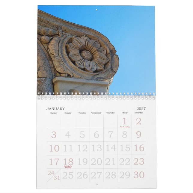 Calendrier Firenze (Jan 2027)
