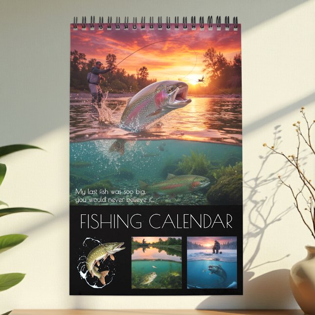 Calendrier Fishing Calendar 2026 / Fish Photo Calendar (Fishing Calendar / Fish Photo Calendar)