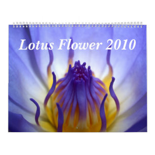 Calendrier Fleur de Lotus 2010