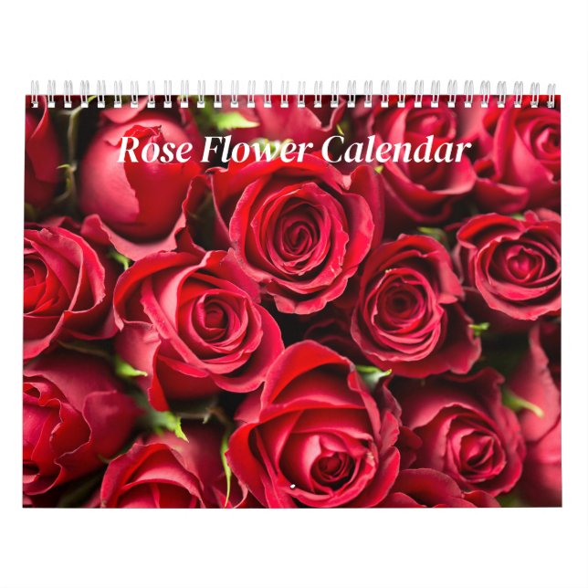 Calendrier Fleur rose 2025 (Protection)