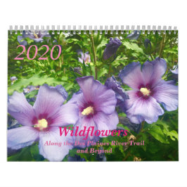 Calendrier fleur sauvage 2020