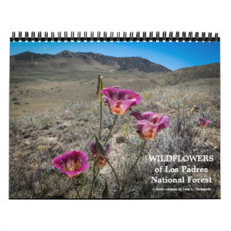 Calendrier Fleur sauvage de la forêt nationale de Los Padres