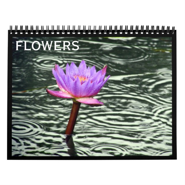 Calendrier fleurs 2026 (Protection)