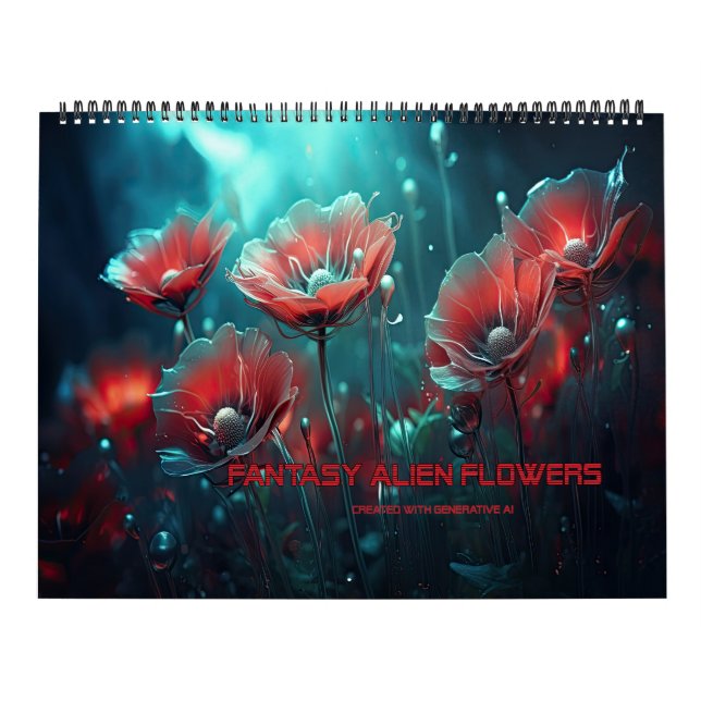 Calendrier Fleurs Aliens Imaginaires (Protection)