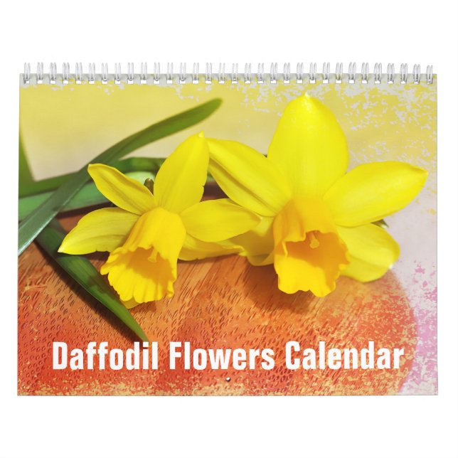 Calendrier Fleurs de jonquille Floral 2025 (Protection)