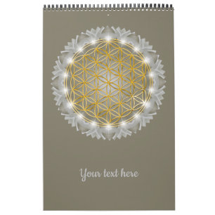 Calendrier FLEURS DE VIE - Géométrie Sacrée Lumière 1