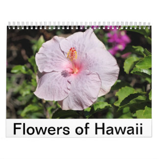 Calendrier Fleurs d'Hawaï