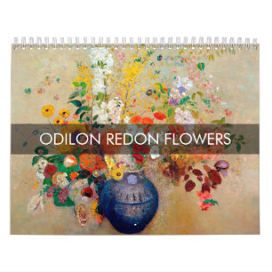 Calendrier Fleurs d'Odilon Redon