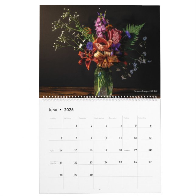 Calendrier Fleurs et oiseaux 2022 (Jun 2026)