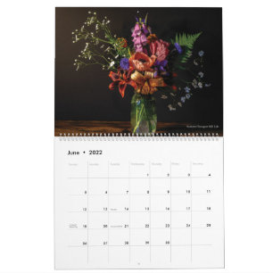Calendrier Fleurs et oiseaux 2022