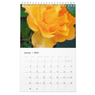 Calendrier Fleurs pour 2023
