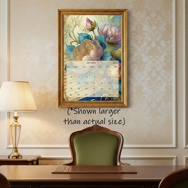 Calendrier floral Boroque (Créateur téléchargé)