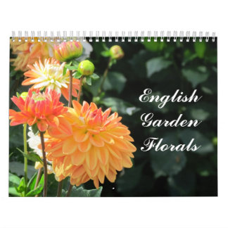Calendrier floral de jardin anglais