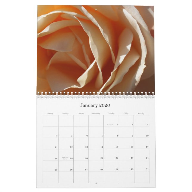 Calendrier floral de la photographie 2013 de macro (Jan 2026)