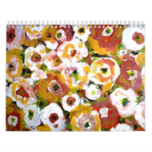 Calendrier floral impressionniste