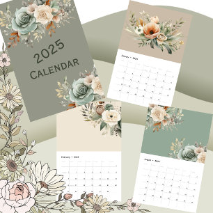 Calendrier floral Neutre 2025