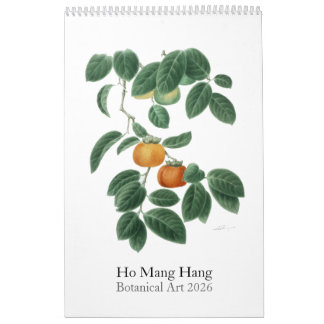 Calendrier floral par Ho Mang Hang 2026