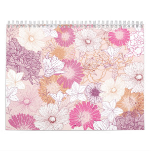 Calendrier Floral Sans Couture 