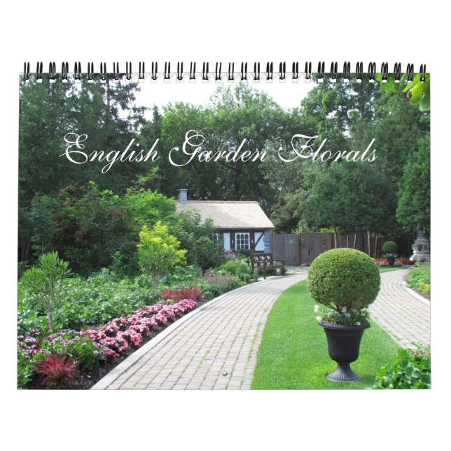 Calendrier Florales du jardin anglais (Protection)