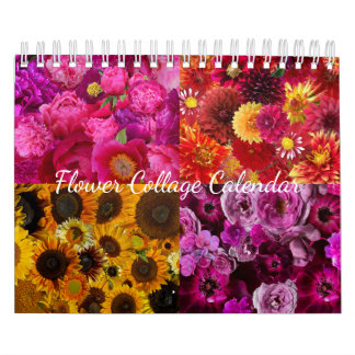 Calendrier Flower Collage 
