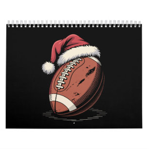 Calendrier Football américain Santa Hat Sports Noël