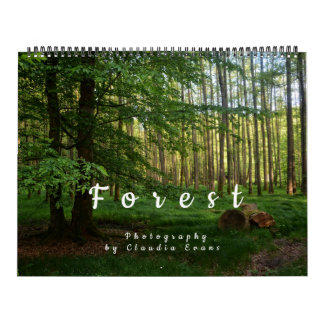 Calendrier Forêt verte