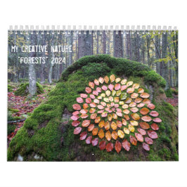 calendrier forêts 2024 art paysage nature