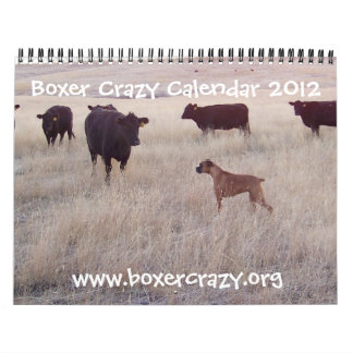 Calendrier fou 2012 de boxeur