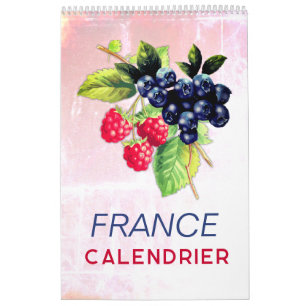 Calendrier France avec Jours Mur 2026