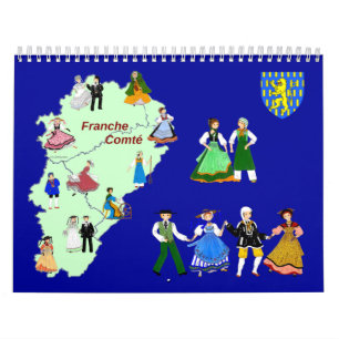 Calendrier Franche-Comté, France
