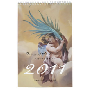 Calendrier Fresque des monastères bavarois