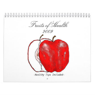 Calendrier Fruits de santé (bouts sains inclus)
