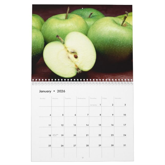 Calendrier Fruits frais (Jan 2026)