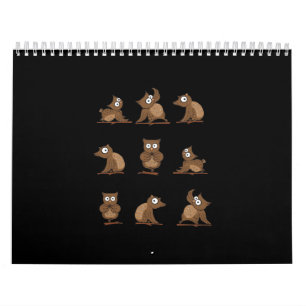 Calendrier Funny Owl Motif d'émotion