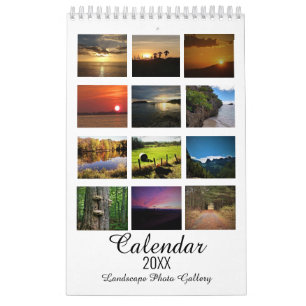 Calendrier Galerie de photos du paysage