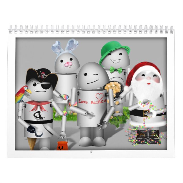 Calendrier Gardez Robo-x9 autour pour le Nouvel An ! (Protection)