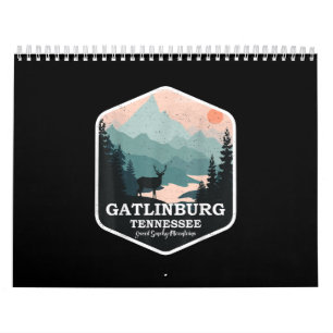 Calendrier Gatlinburg Tennessee Great Smoky Mountains Randonn