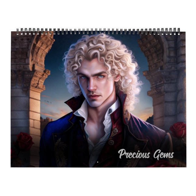 Calendrier Gemmes précieuses Art gothique de Pierre de naissa (Protection)