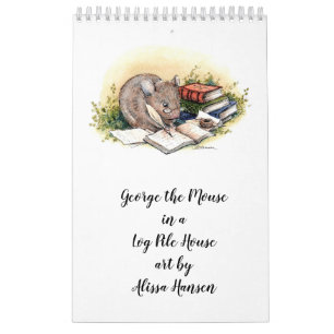 Calendrier George la souris avec l'art par Alissa Hansen Cale