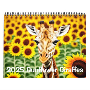 Calendrier Girafes et tournesols 2025