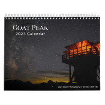 Goat Peak Fire Lookout - 2026 Calendar