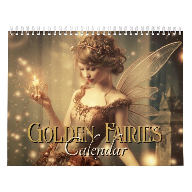 Calendrier Golden Fairy Imaginaire Fae Femmes 2024 (Protection)