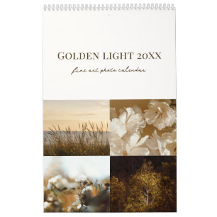 Calendrier Golden Light 2026 (moyen)