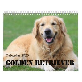 Calendrier Golden Retriever 2023