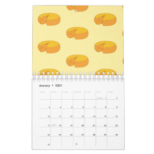 Calendrier Gouda Cheese Arrondit La Gastronomie Néerlandaise